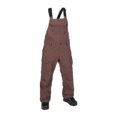 Volcom Women's Creston 3D Stretch Bib Overalls 2025 MAHOGANY