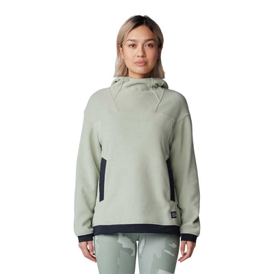 Mountain Hardwear Women's Powder Maven Fleece Pullover Hoody 2025 WHITE SAGE