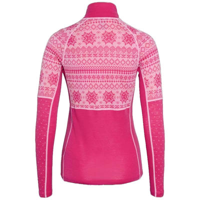 Kari Traa Women's Vilma Half Zip 2025 BERRY BRIGHT PINK