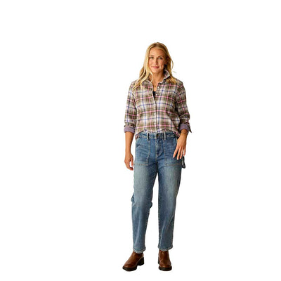 Carve Designs Women's Fairbanks Supersoft Shirt 2026 354 FIR PLAID