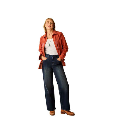 Carve Designs Women's Fairbanks Supersoft Shirt 2026 221 COPPER ZIG ZAG
