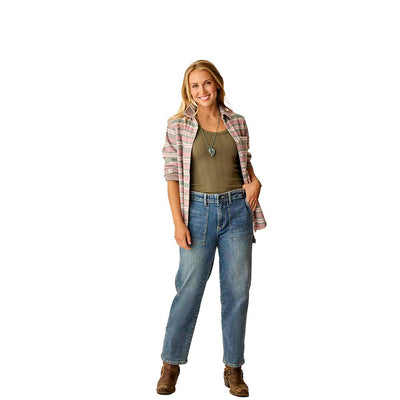 Carve Designs Women's Fairbanks Supersoft Shirt 2026 293 BISTRO BLOCK STRIPE