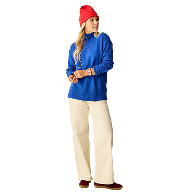 Carve Designs Women's Woodward Sweater 2026 491 CAPRI HEATHER