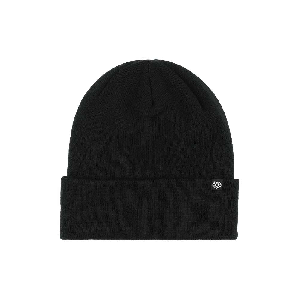 686 Standard Roll Up Beanie 2026 BLACK