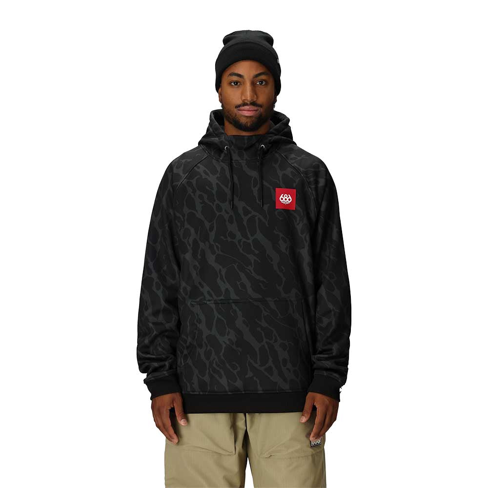 686 Men's Bonded Fleece Hoody 2026 BLFP BLACK FRACTURE PRINT