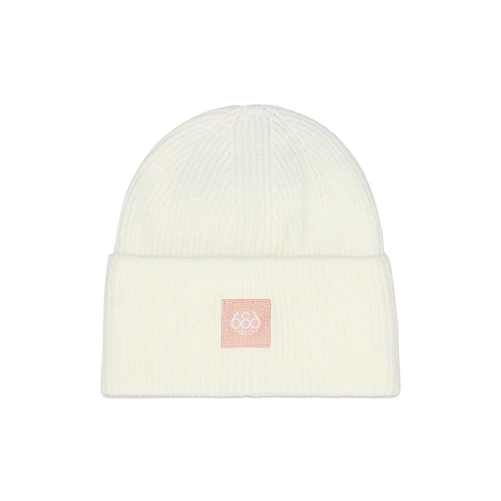 686 Women's Big Cuff Beanie 2026 WHITE