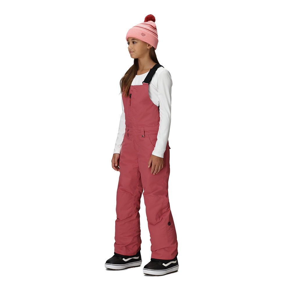 686 Girl's Sierra Insulated Bibs 2026 ROSW ROSEWOOD