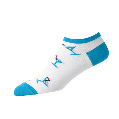 FootJoy Women's Comfortsof Low Cut Martini Socks 2025 BLUE