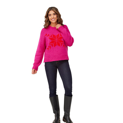 KRIMSON KLOVER W'S SNOWFLAKE SWEATER JAZZY