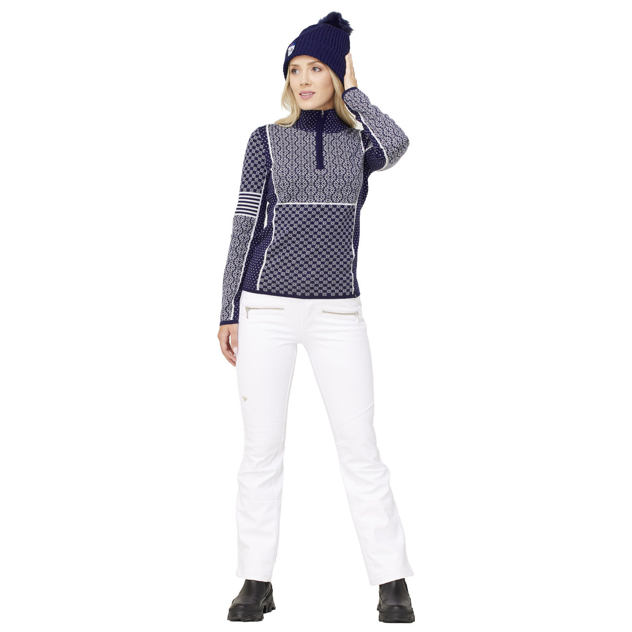 KRIMSON KLOVER W'S POW ZIP NECK NAVY