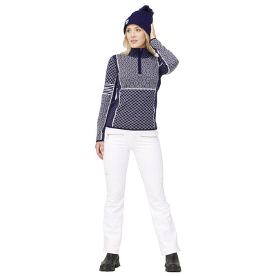 KRIMSON KLOVER W'S POW ZIP NECK NAVY