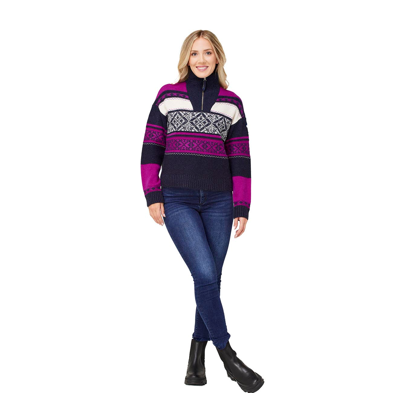 KRIMSON KLOVER W'S PARSEN SWEATER NAVY