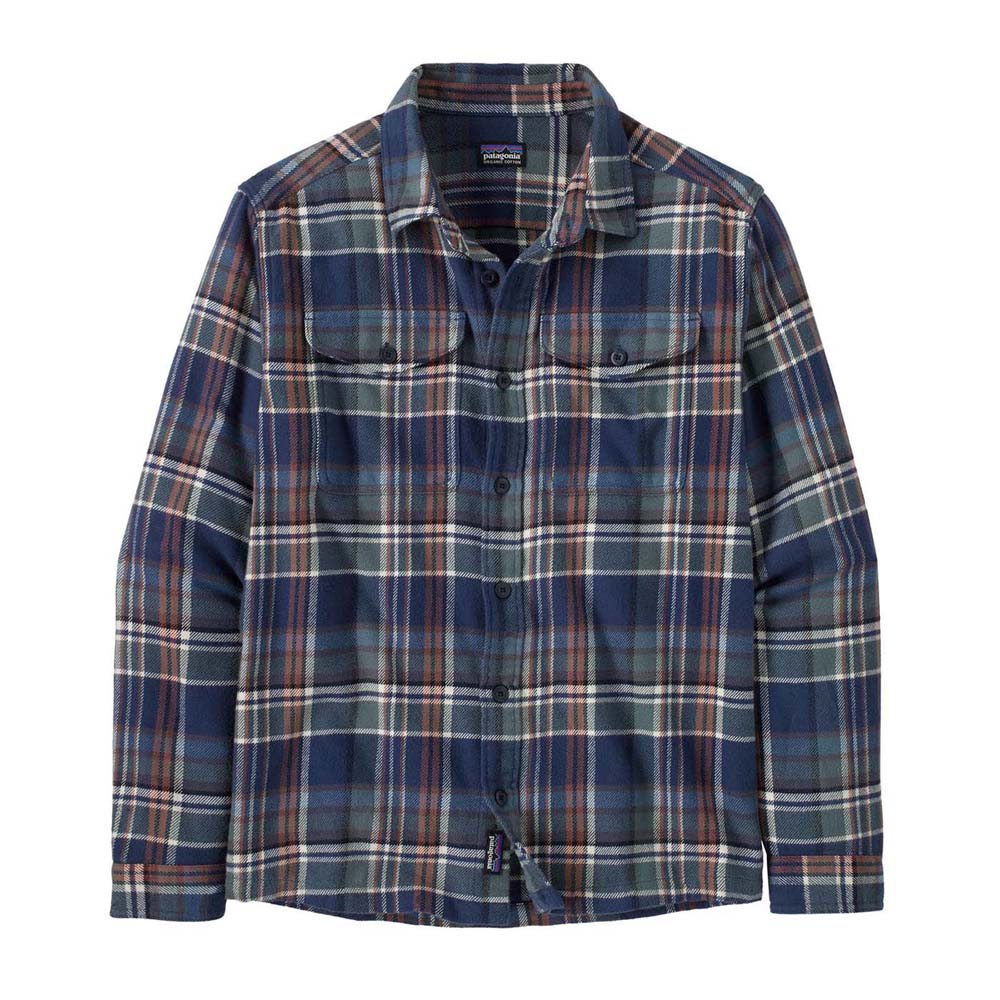 Patagonia Men's Fjord Flannel Shirt 2025 ADNA ADVENTURER NEW NAVY