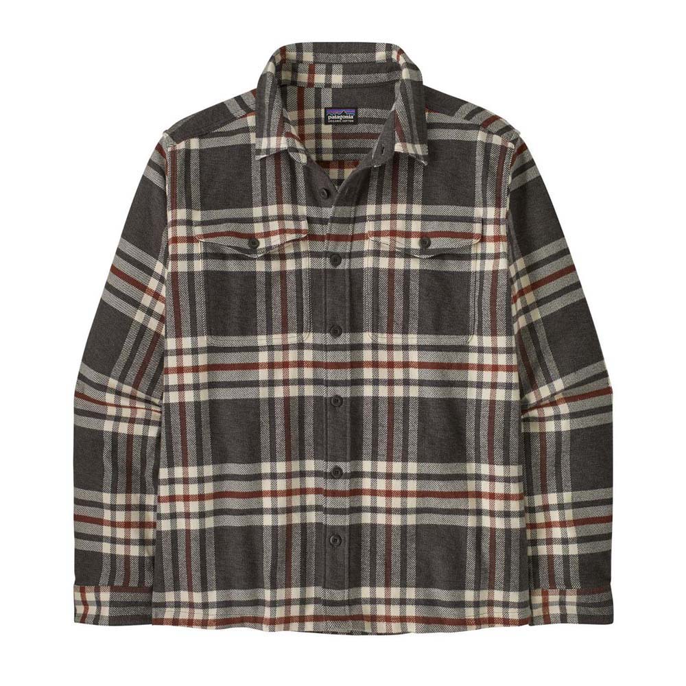 Patagonia Men's Fjord Flannel Shirt 2025 CINB CATCH INK BLACK