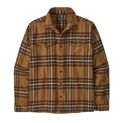 Patagonia Men's Fjord Flannel Shirt 2025 CDBN CATCH DEER BROWN