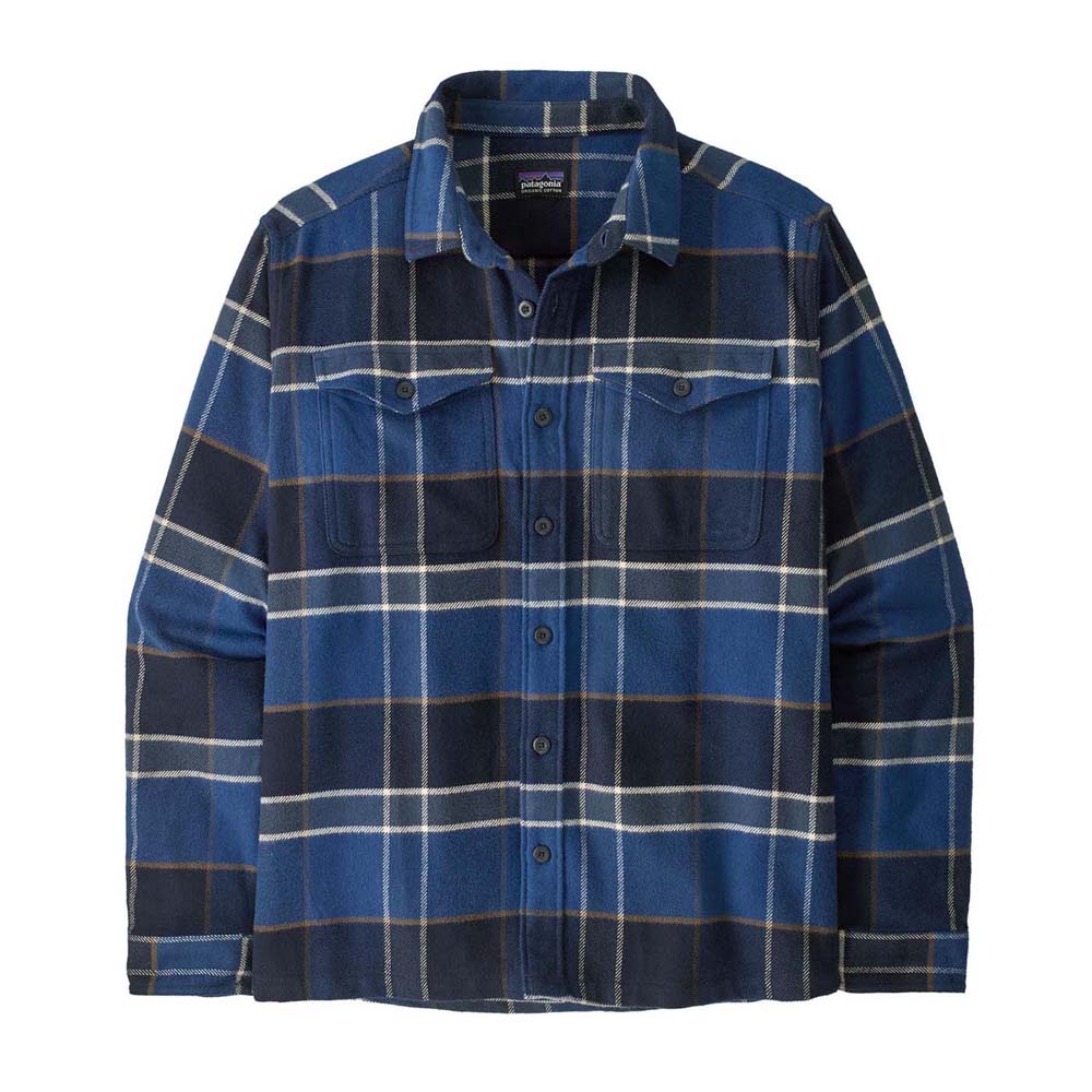 Patagonia Men's Fjord Flannel Shirt 2025 CYSN CYCLES SUNKEN BLUE