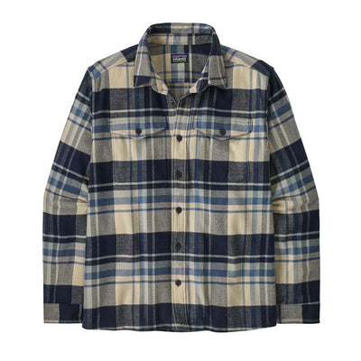 Patagonia Men's Fjord Flannel Shirt 2025 HISB HIBERNATE SUNKEN BLUE