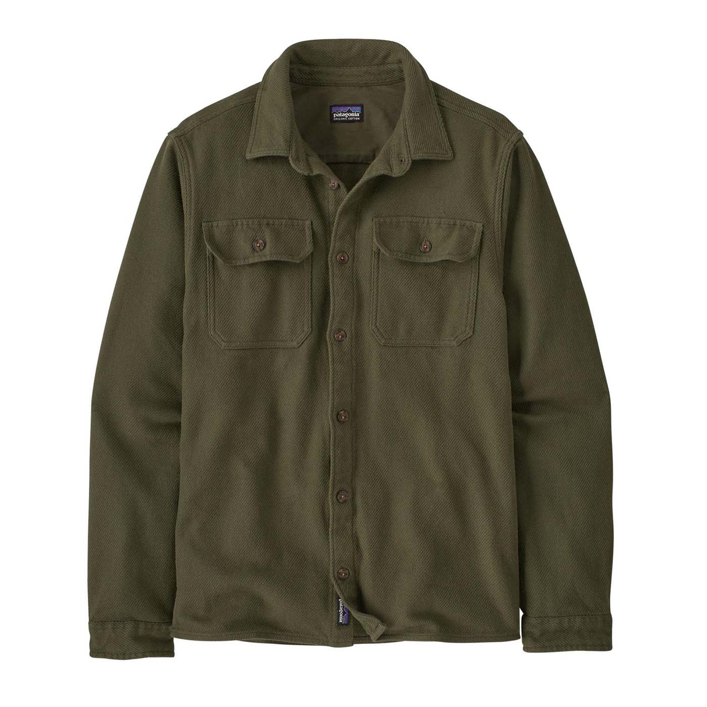 Patagonia Men's Fjord Loft Shirt 2025 BASIN GREEN