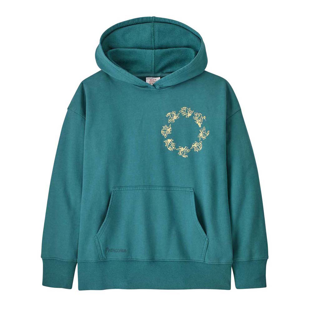 Patagonia Junior's Hoody Sweatshirt 2025 GAWL GATOR GOING GONE: WETLAND BLUE
