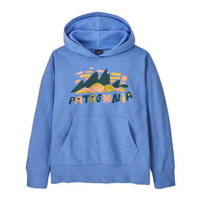 Patagonia Junior's Hoody Sweatshirt 2025 FSMA FITZ ROY SUPERBLOOM: ABUNDANT BLUE
