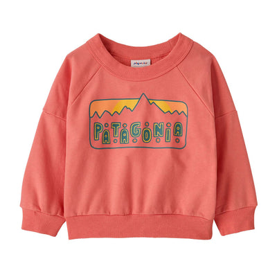 Patagonia Toddler's Crewneck Sweatshirt 2025 DNPE DANCING DAWN: PEAK PINK