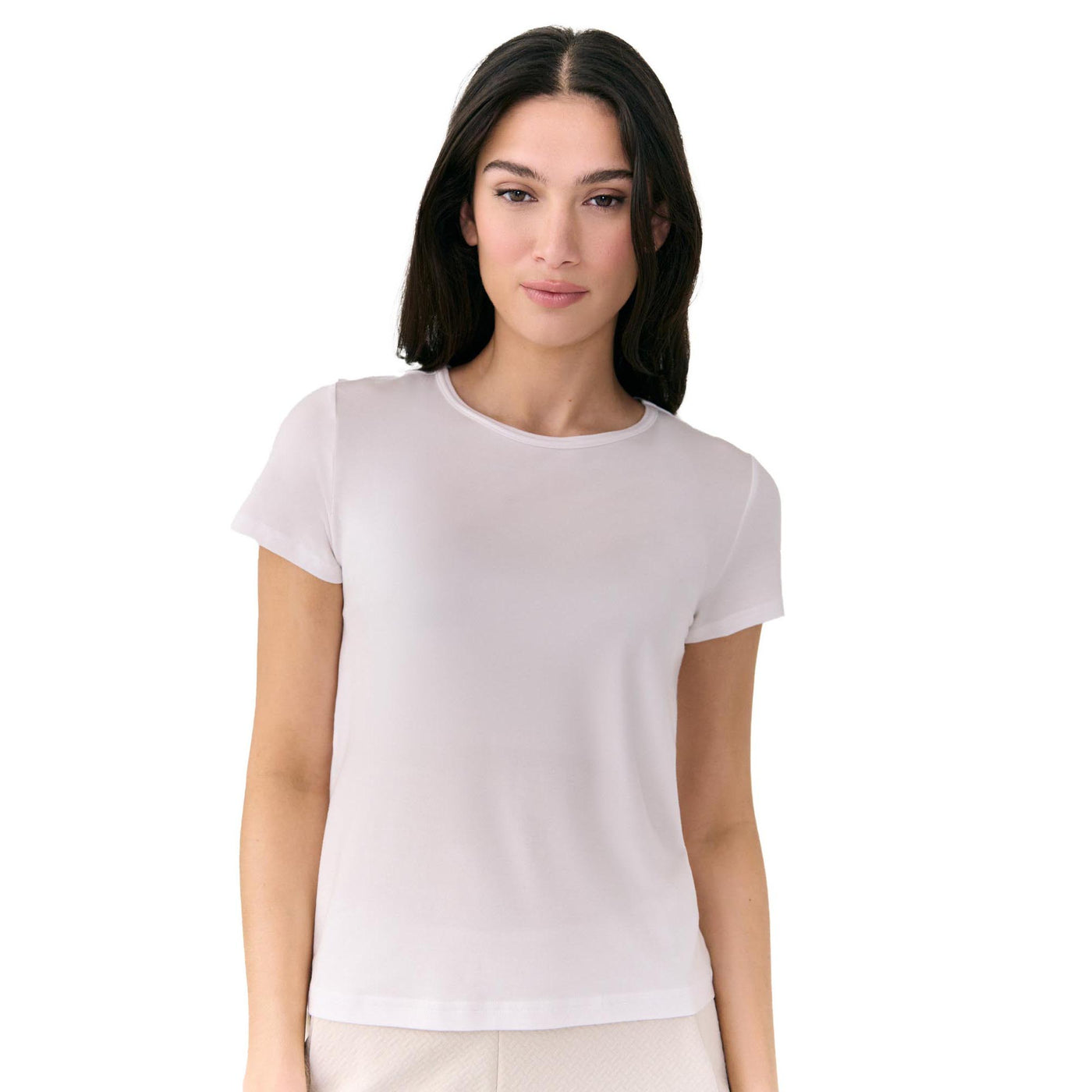 Lole Women's Dynamic Short Sleeve 2025 WHITE