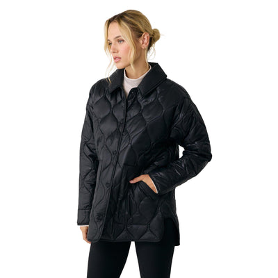 Lole Women's The Shacket Oversized Jacket 2025 BLACK BEAUTY