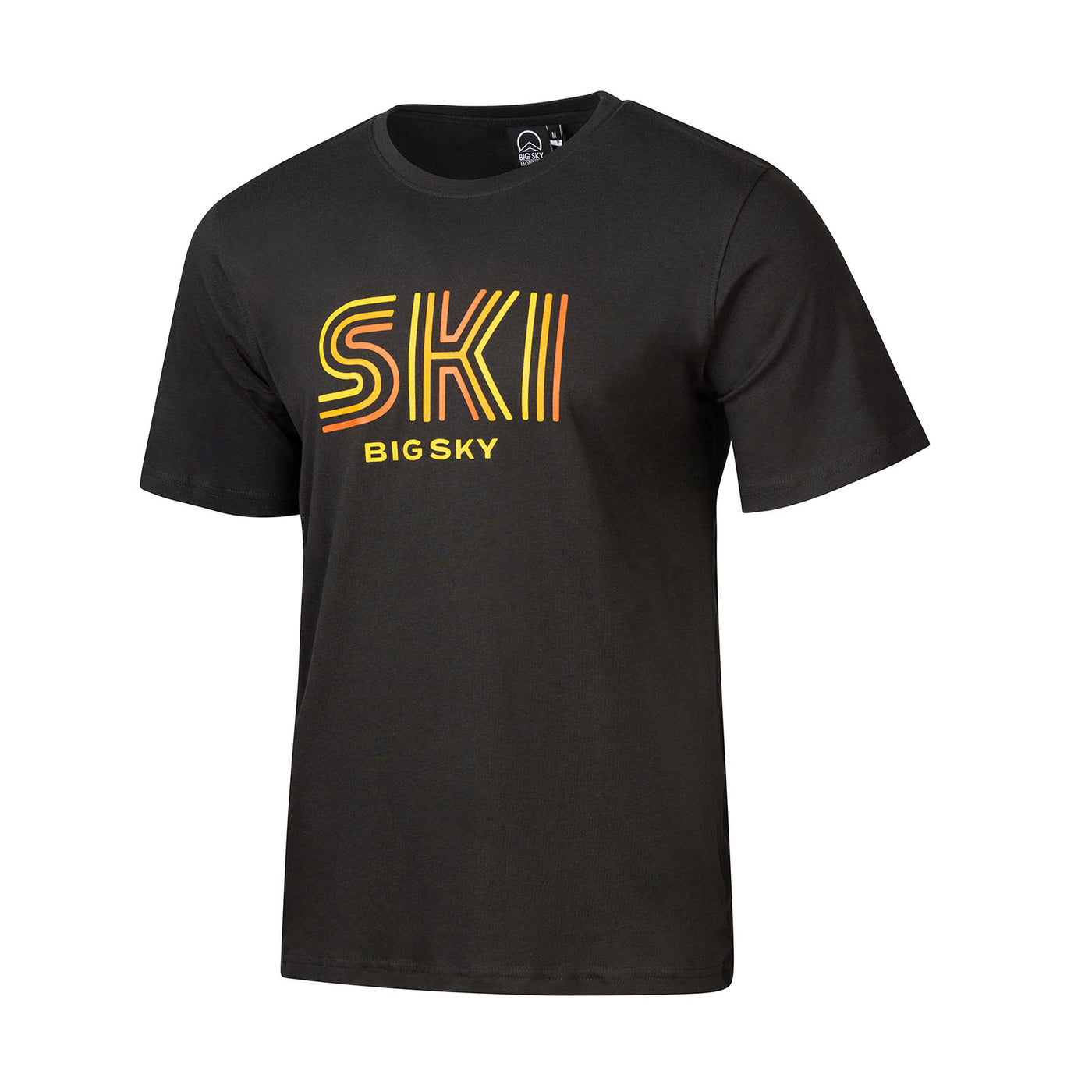 Big Sky Men's Relaxed Fit T-Shirt SKI CHARCOAL