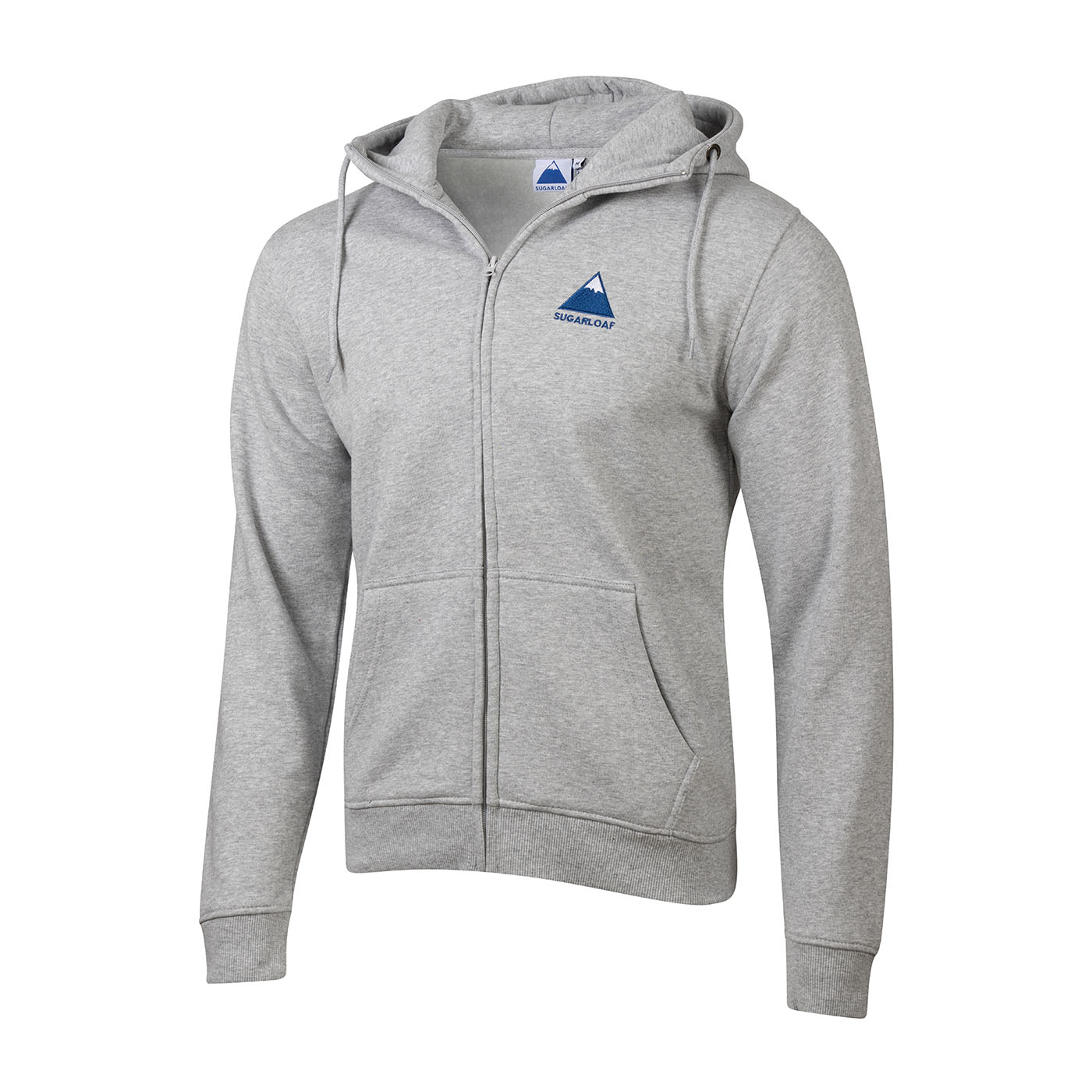 Sugarloaf Men's Zip Hood GREY MELANGE