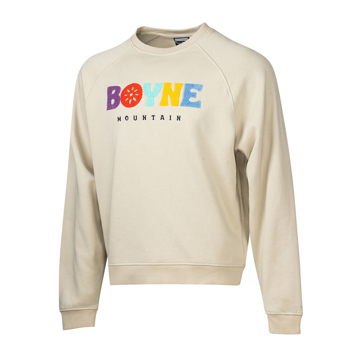 Boyne Mountain Unisex Oversized Crewneck SAND