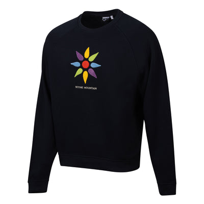 Boyne Mountain Unisex Oversized Crewneck NAVY