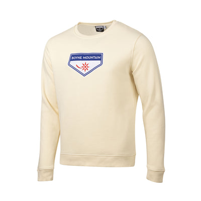 Boyne Mountain Men's Crewneck OFF WHITE