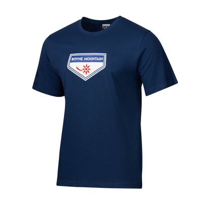 Boyne Mountain Men's Relaxed Fit T-Shirt TRUE BLUE