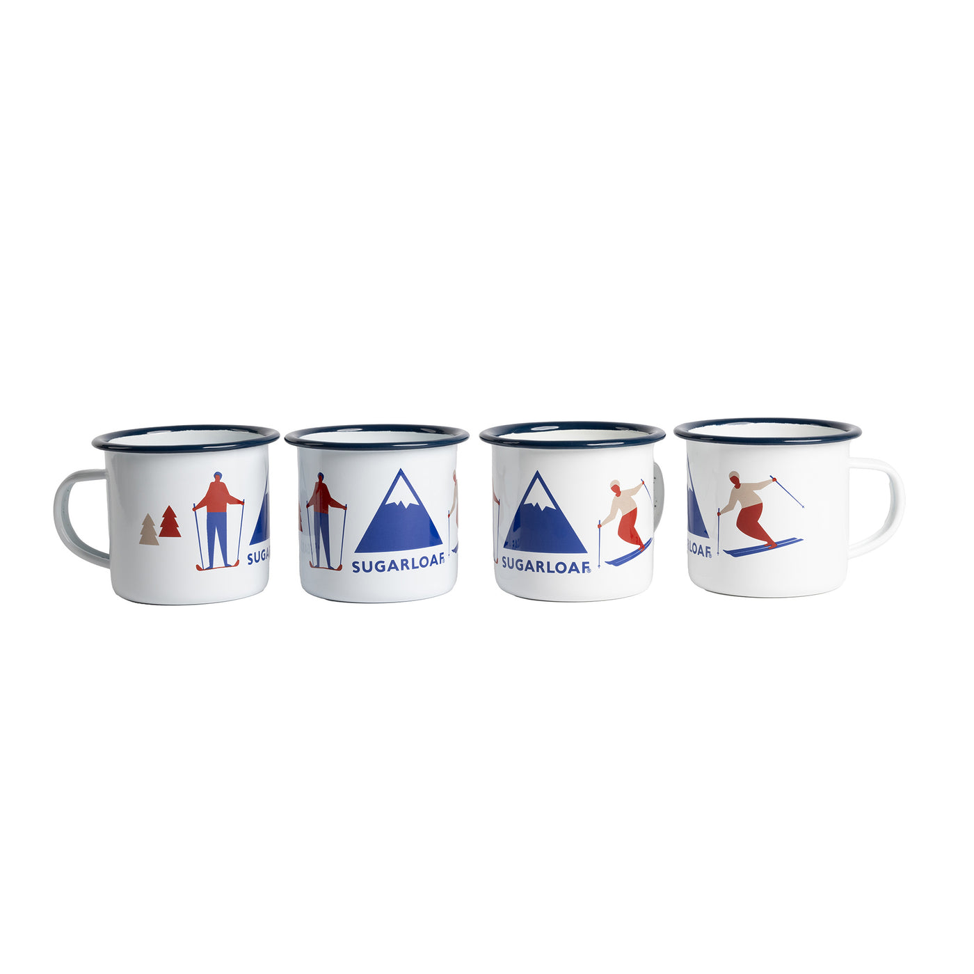 Sugarloaf Coffee Mug 4-Pack WHITE