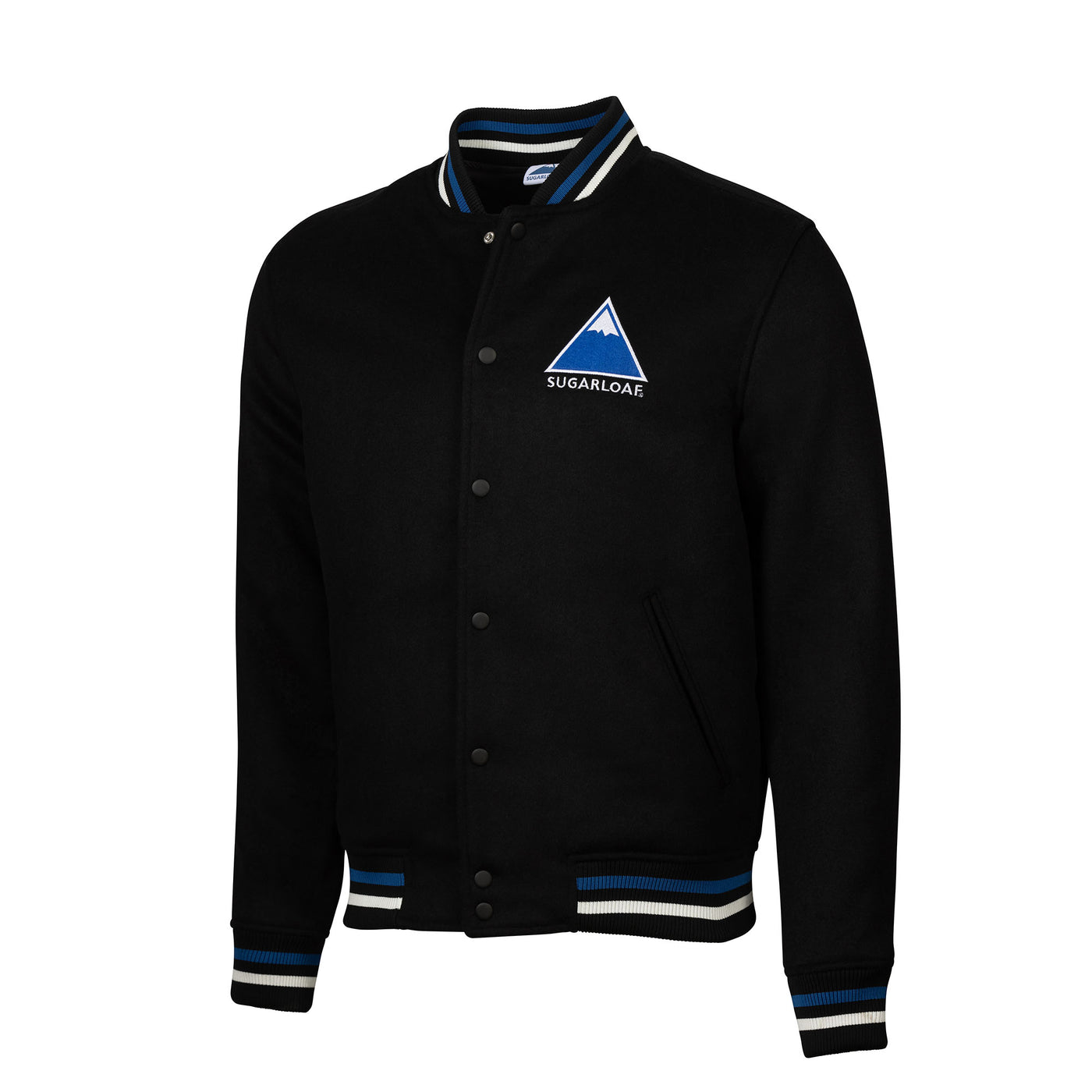 Sugarloaf Varsity Wool Jacket BLACK