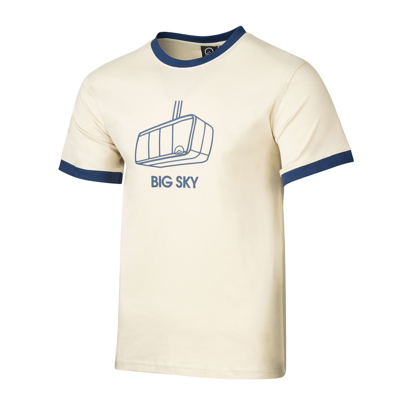 Big Sky Men's Ringer T-Shirt SAND