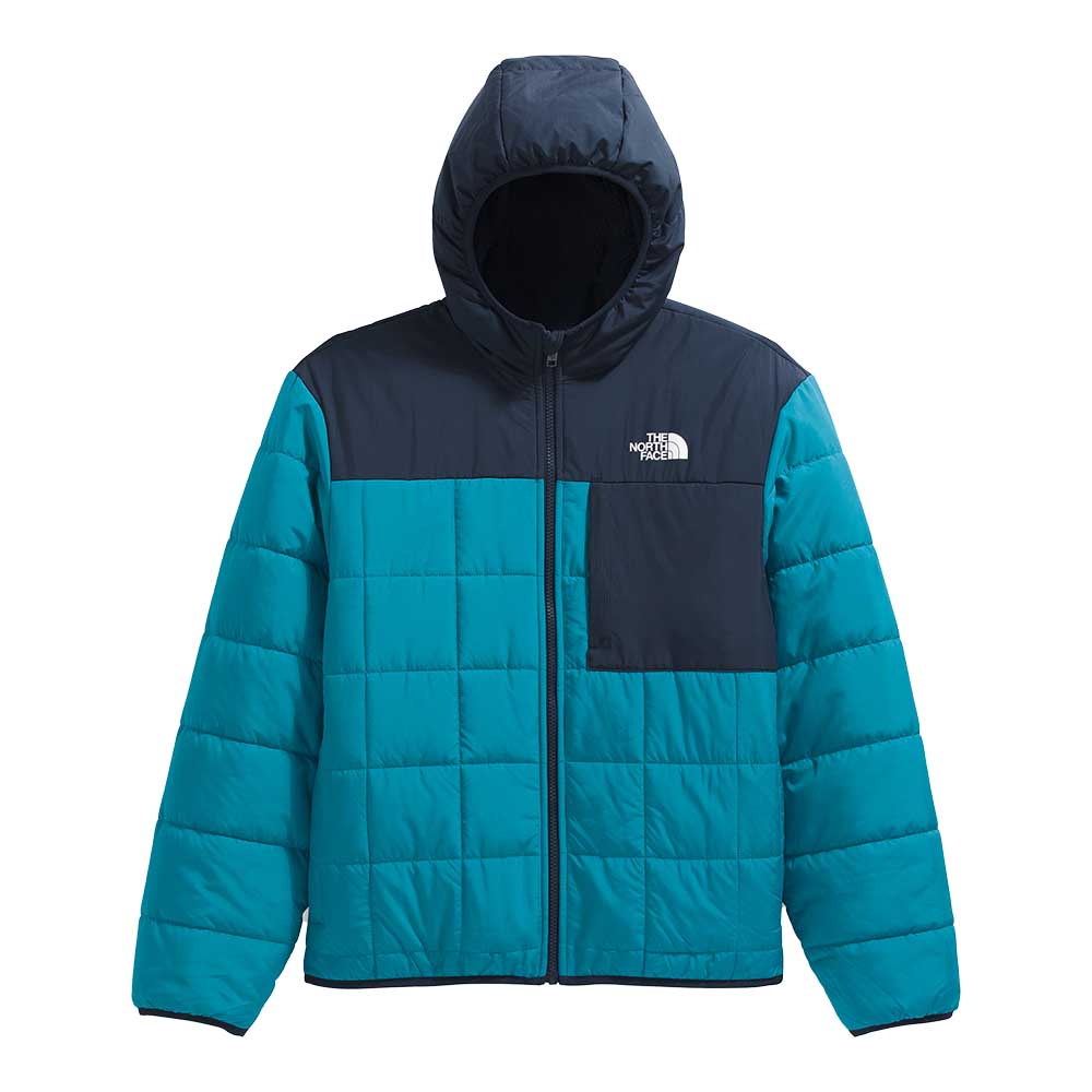 The North Face Boy's Reversible Shasta Full Zip Hooded Jacket 2026 DDI DUSK BLUE/SUMMIT NAVY