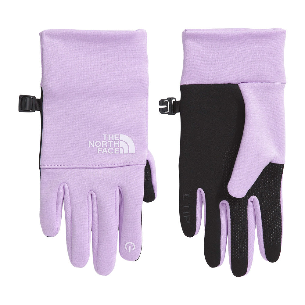 The North Face Junior's Recycled Etip Gloves 2026 QZI LITE LILAC