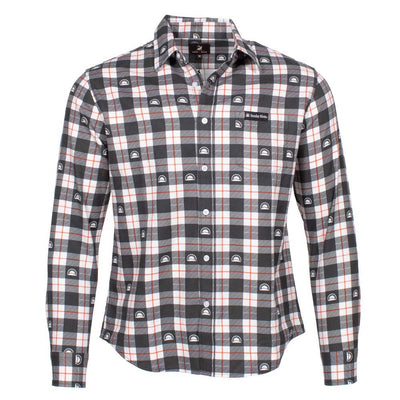 Sunday River Jack and Sage Flannel Icon Print Long Sleeve Shirt Grey_multi