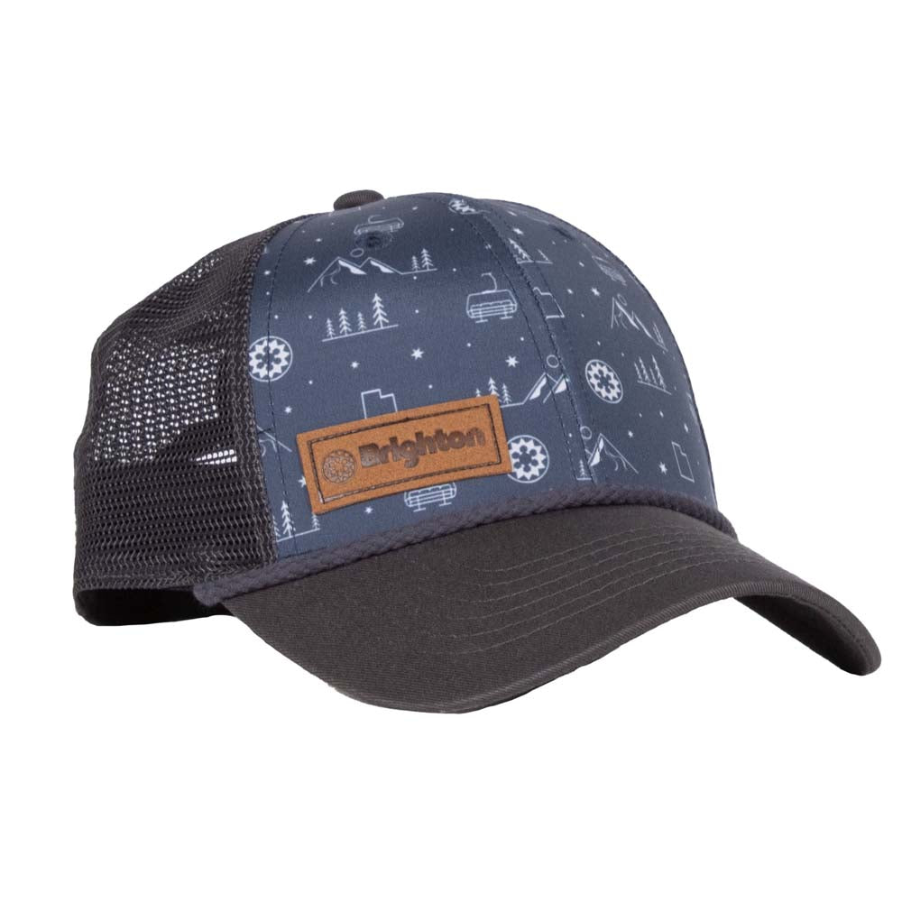 Brighton Jack and Sage Trucker Cap NAVY MULTI