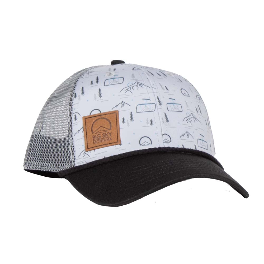 Big Sky Jack and Sage Trucker Cap GREY MULTI