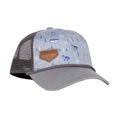 Boyne Mountain Jack and Sage Trucker Cap GREY MULTI