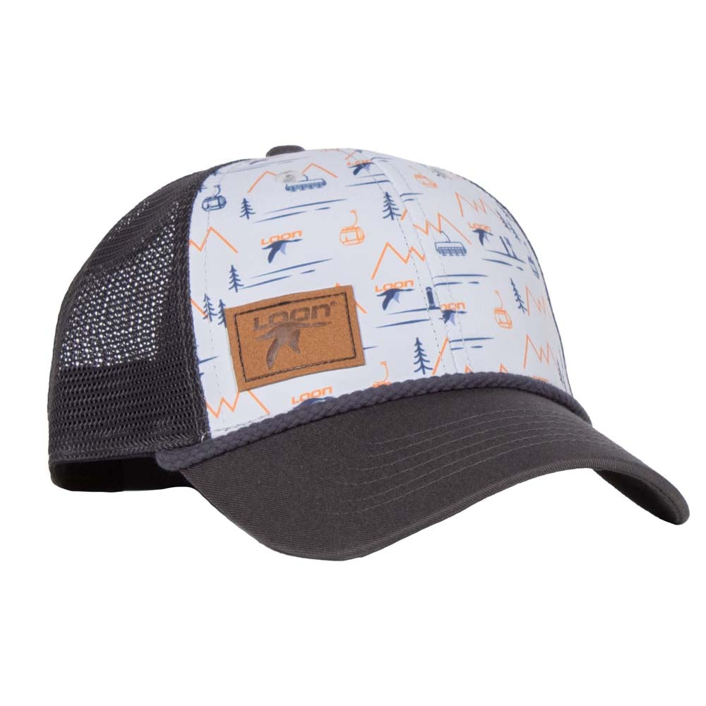 Loon Mountain Jack and Sage Trucker Cap GREY MULTI