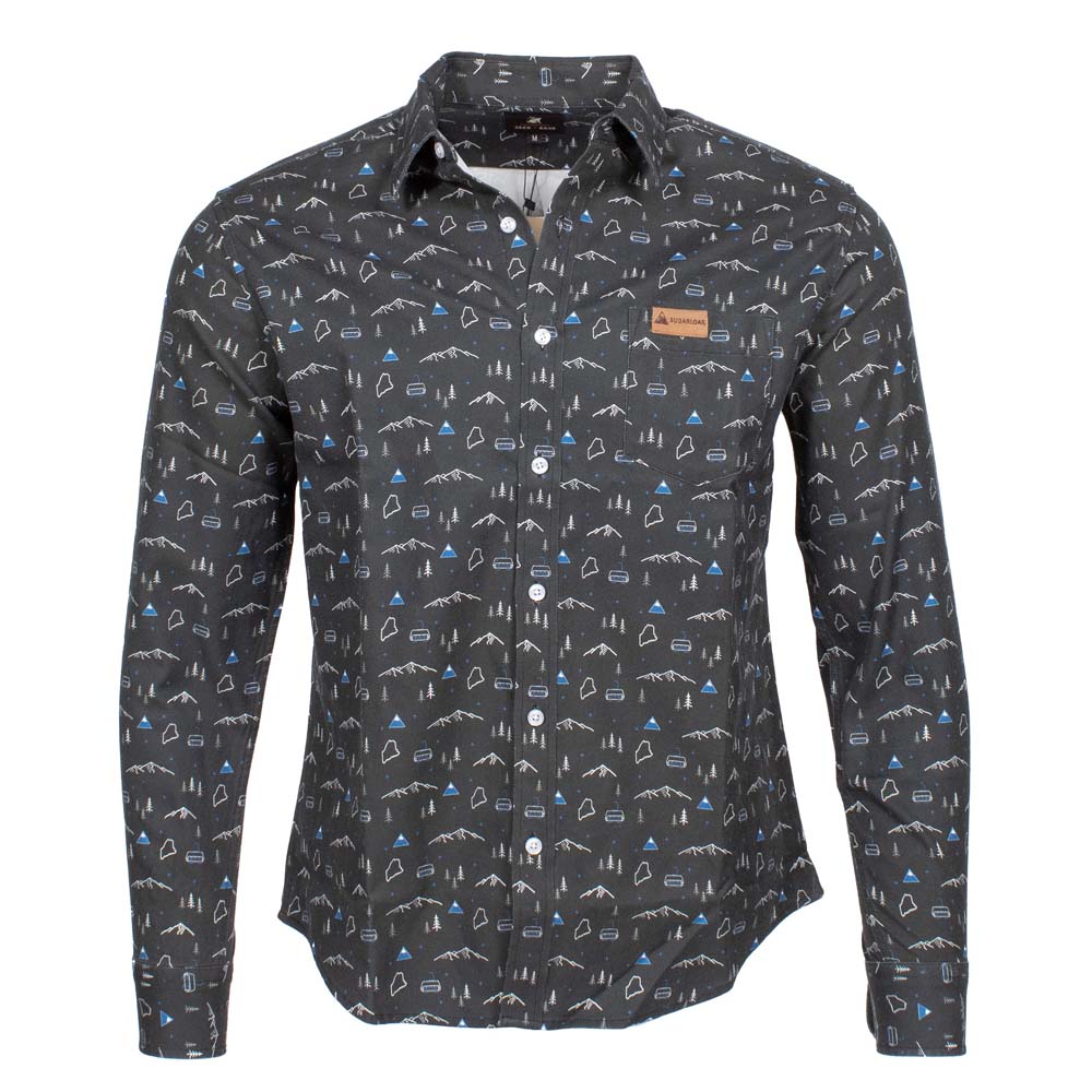 Sugarloaf Jack and Sage Flannel Long Sleeve Shirt BLACK MULTI