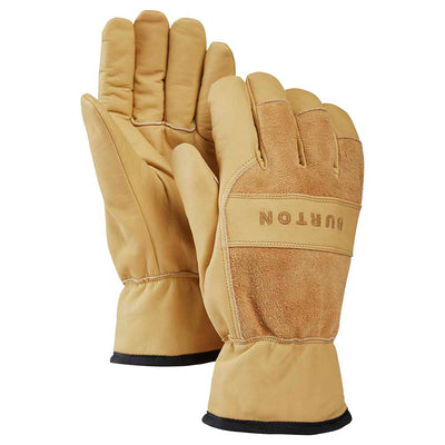 Burton Men’s Lifty Leather Gloves 2026 RAWHIDE