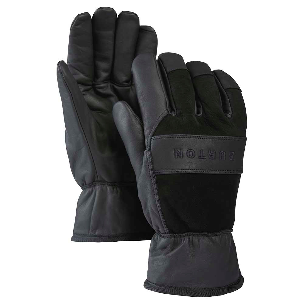 Burton Men’s Lifty Leather Gloves 2026 A04 TRUE BLACK