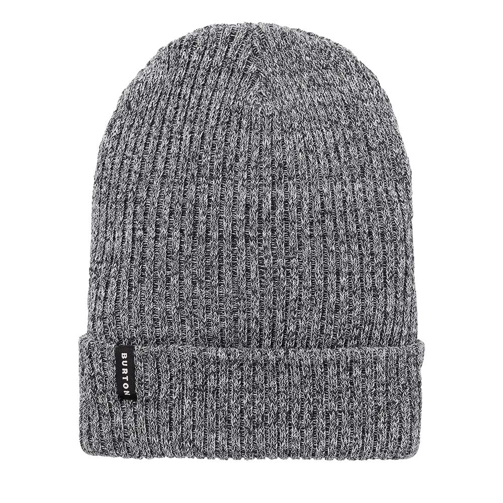 Burton Recycled Rib Beanie 2026 001 TRUE BLACK/STOUT WHITE MARL
