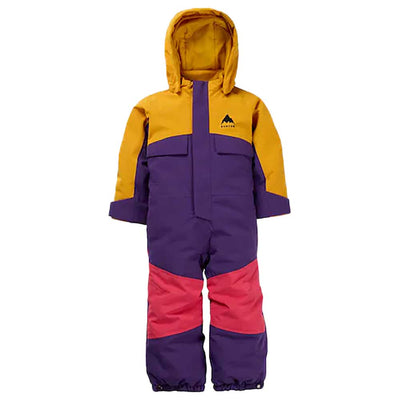 Burton Toddler's 2L One Piece Snowsuit 2025 700 Goldenrod Imperial Purple