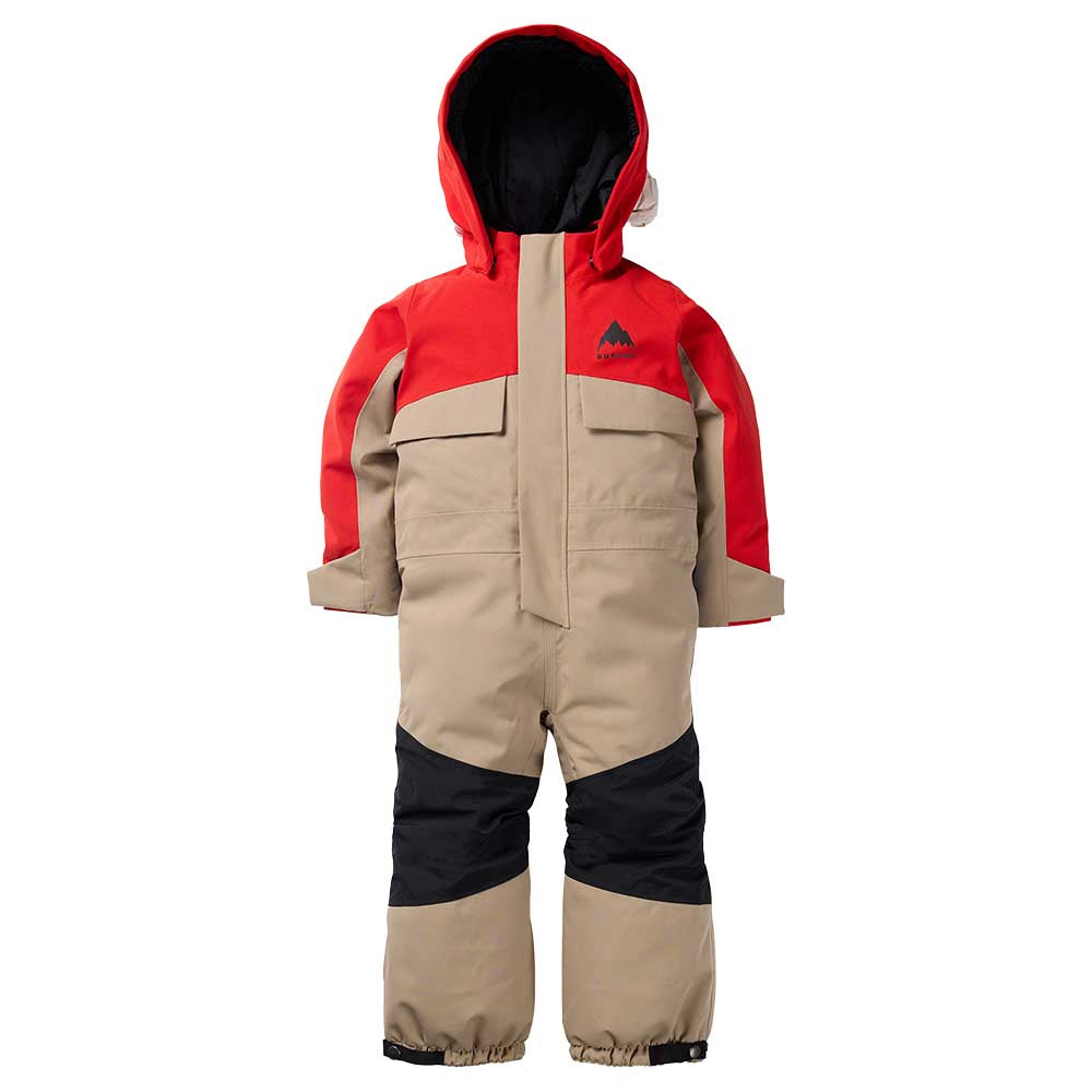 Burton Toddler's 2L One Piece Snowsuit 2025 EZ3 FLAME SCARLET/SUMMIT TAUPE