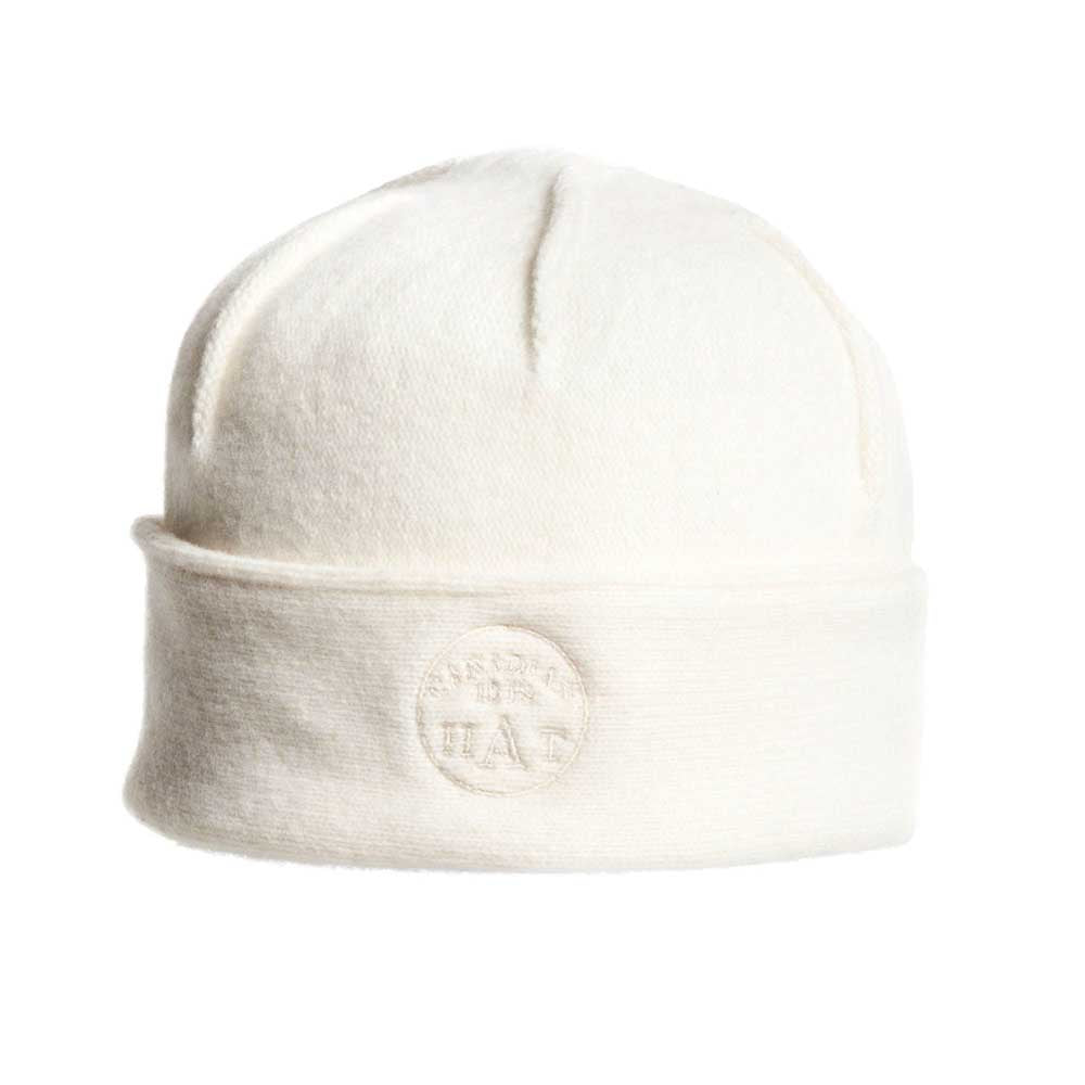 Canadian Hat Women's Orwel Ormos Pleated Beanie 2025 WHITE